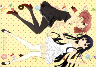 Картинка аниме inu+x+boku+ss девочки