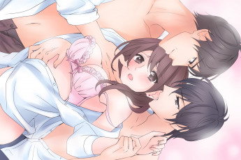 Картинка аниме unknown +другое арт парни девушка