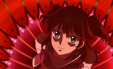 Картинка gunda аниме unknown +другое девушка взгляд фон