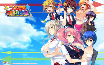 Картинка аниме unknown +другое девушки amagai yukino tsuyokiss festival