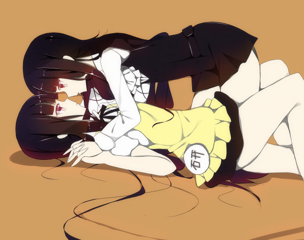 Обои картинки фото аниме, inu x boku ss, риричио