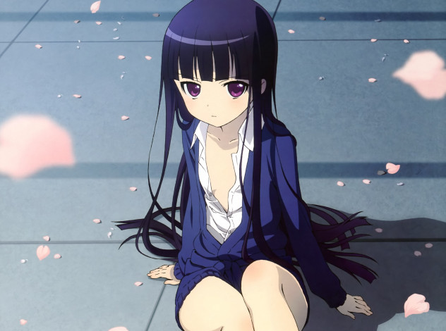 Обои картинки фото аниме, inu x boku ss, риричио