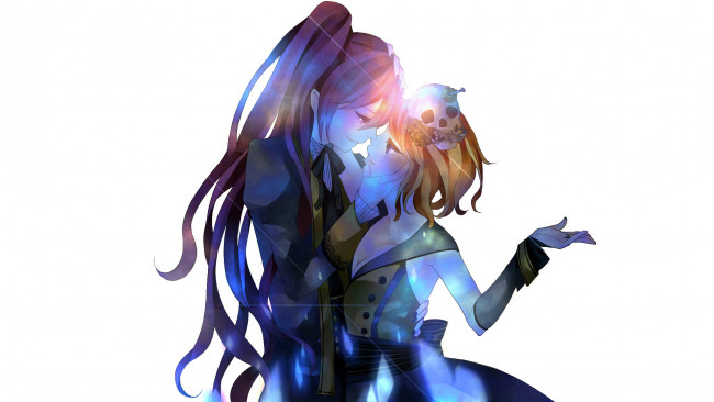 Обои картинки фото аниме, vocaloid, пара