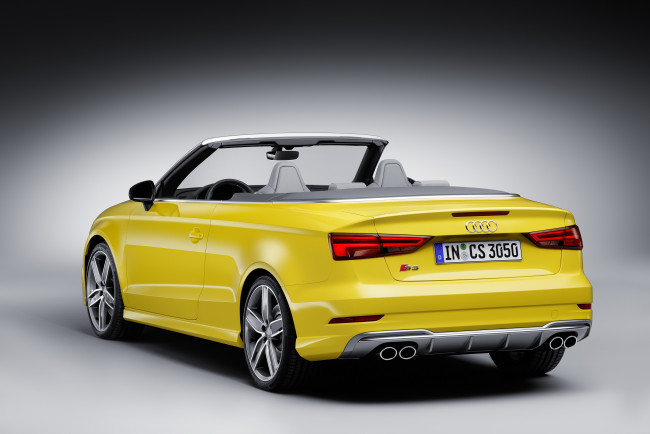 Обои картинки фото автомобили, audi, cabriolet, s3, 2016, г, 8v