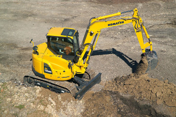 Картинка техника экскаваторы komatsu