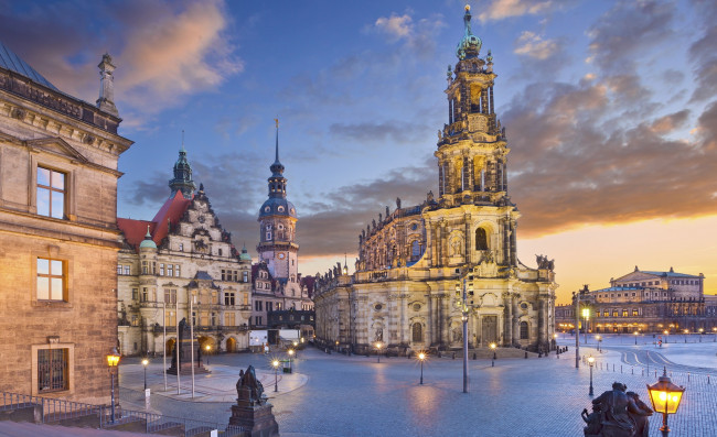 Обои картинки фото города, дрезден , германия, старинная, архитектура, дрезден