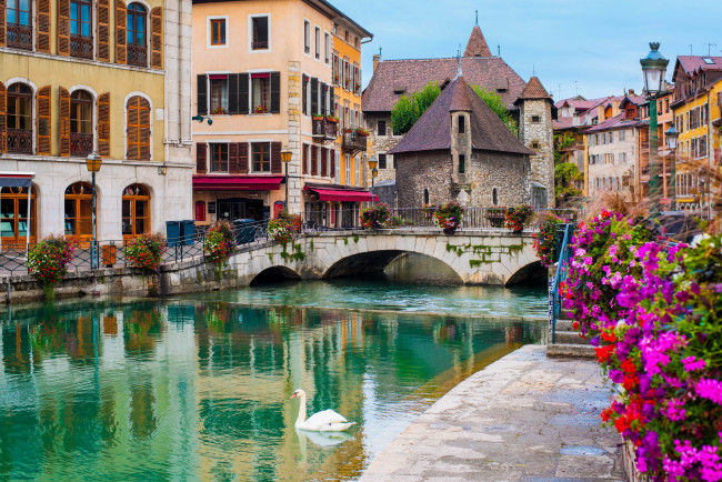 Обои картинки фото анси,  annecy,  france, города, - улицы,  площади,  набережные, annecy, france