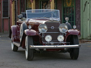 обоя cadillac v12 roadster by fleetwood 1931, автомобили, классика, авто