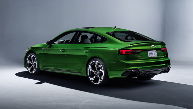 Обои картинки фото audi rs-5 sportback 2019, автомобили, audi, rs-5, зелёный, 2019, sportback