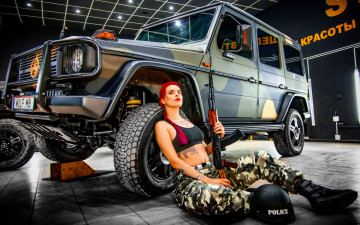 Картинка автомобили -авто+с+девушками mercedes g-class