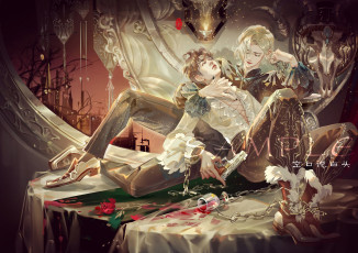 Картинка 31354 21475 35828 30333 22836 рисованное люди ван ибо wang yi bo сяо чжань xiao zhan