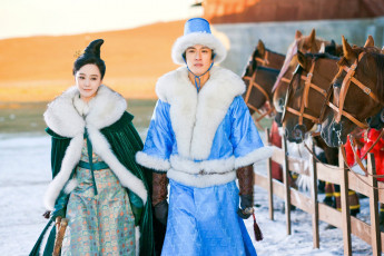 Картинка кино+фильмы lady+of+the+dynasty пара шубы лошади