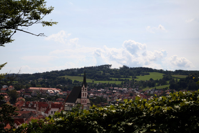 Обои картинки фото города, чески-крумлов , чехия, панорама
