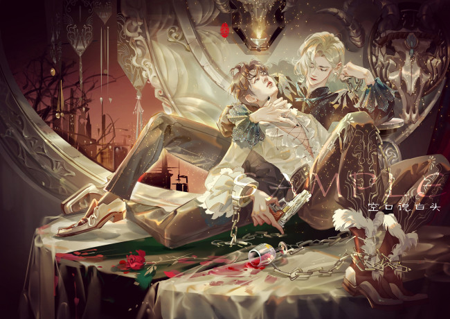 Обои картинки фото 31354, 21475, 35828, 30333, 22836, рисованное, люди, ван, ибо, wang, yi, bo, сяо, чжань, xiao, zhan