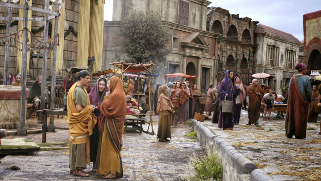 Обои картинки фото кино фильмы, rome, город, люди