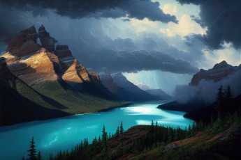 Картинка 3д+графика природа+ nature пейзаж