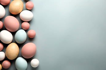 обоя праздничные, пасха, яйца, цвета