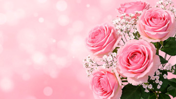 Картинка цветы розы букет