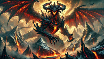 Картинка фэнтези демоны нейросети графика нейроарт ai art нейронные сети рисунки нейро искусство нейрографика graphics neuroart neural networks drawings neuro neurography