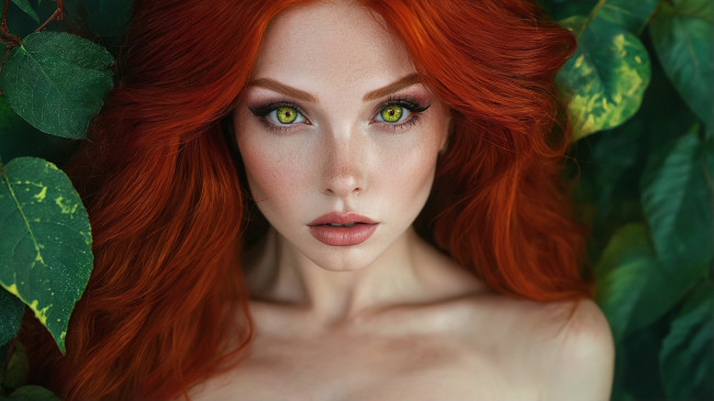 Обои картинки фото 3д графика, портреты и лица , portraits and faсes, девушка, нейросеть