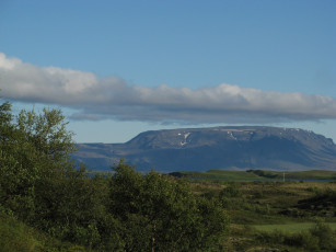 Картинка природа горы облака