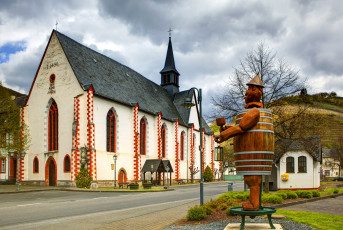 Картинка города здания дома германия мерль