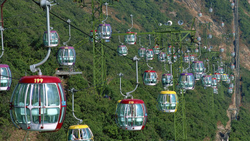 Картинка разное транспортные средства магистрали канатная дорога