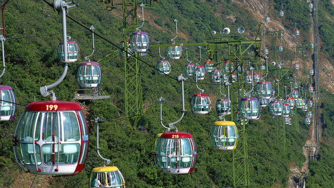 Обои картинки фото разное, транспортные, средства, магистрали, канатная, дорога