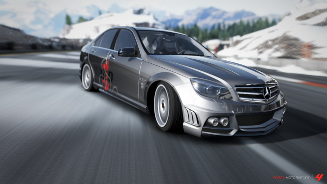 Обои картинки фото видео, игры, forza, motorsport, mercedes