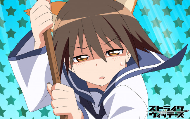 Обои картинки фото аниме, strike, witches