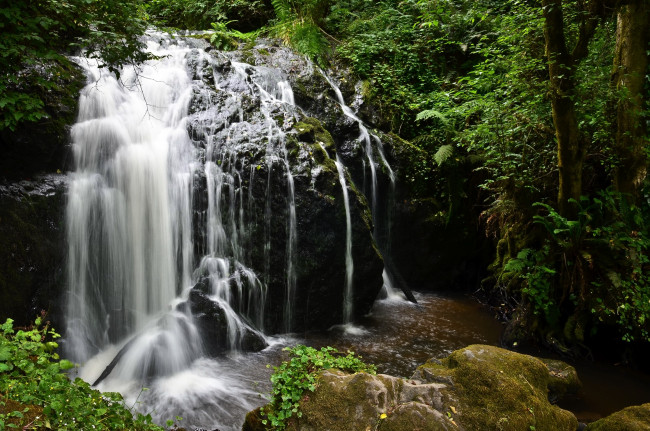 Обои картинки фото природа, водопады, вода, поток