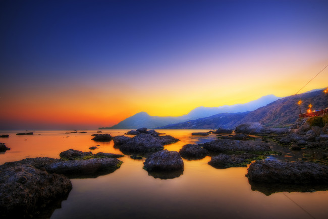 Обои картинки фото природа, побережье, рассвет