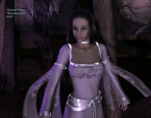 Картинка 3д графика people люди девушка