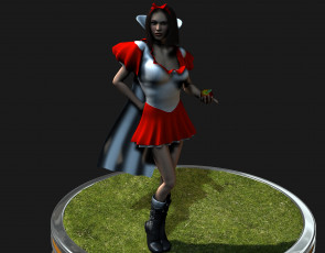 Картинка 3д графика people люди девушка