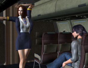 Картинка 3д графика people люди парень девушка