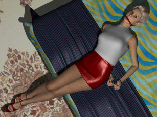 Картинка 3д графика people люди девушка