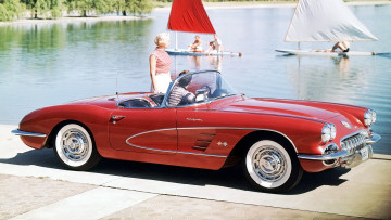 Картинка corvette автомобили сша gm chevrolet division