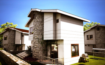 Картинка 3д графика architecture архитектура дом