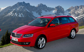 обоя автомобили, skoda, combi, wagon, car, octavia