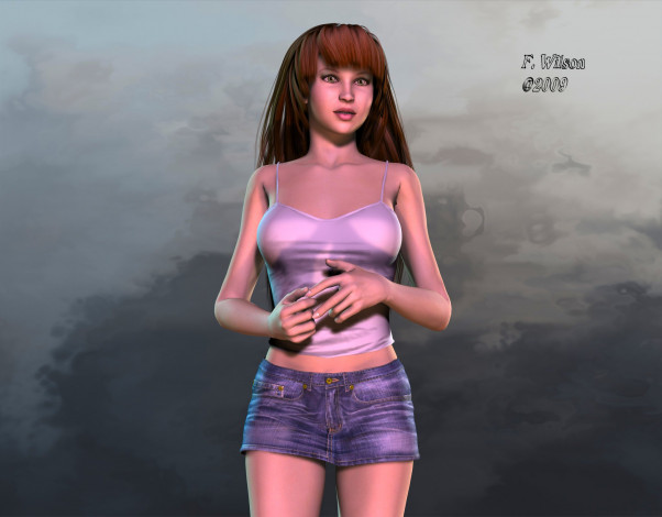 Обои картинки фото 3д, графика, people, люди, девушка