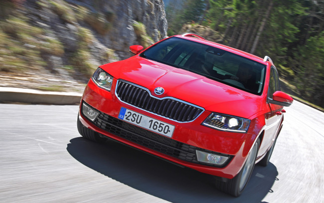 Обои картинки фото автомобили, skoda, octavia, combi, wagon, car