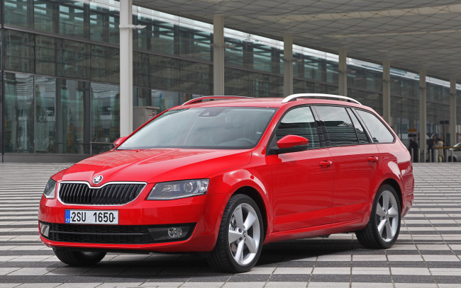Обои картинки фото автомобили, skoda, octavia, combi, wagon, car