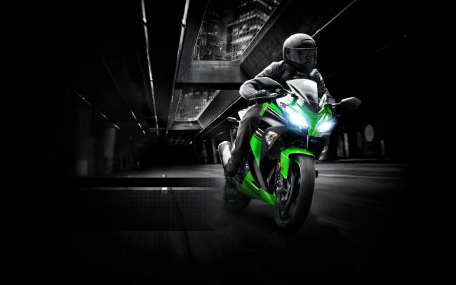 Обои картинки фото мотоциклы, kawasaki