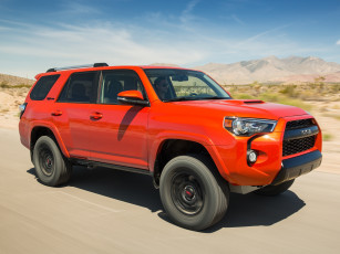 обоя автомобили, toyota, красный, 2014г, pro, 4runner, trd