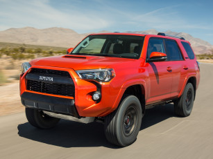 Картинка автомобили toyota красный 2014г pro 4runner trd