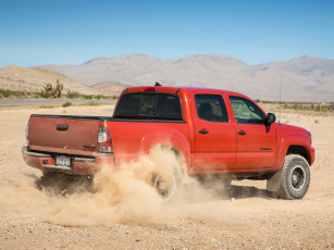 обоя автомобили, toyota, tacoma, trd, красный, 2014, cab, pro, double