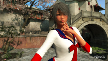 Картинка 3д+графика people+ люди взгляд девушка