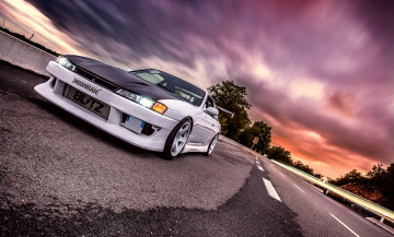 Картинка автомобили nissan datsun суперкар трасса