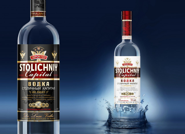 Обои картинки фото бренды, столичный капитал, водка, столичная, бутылки
