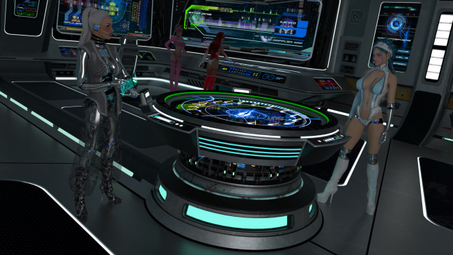 Обои картинки фото 3д графика, fantasy , фантазия, девушки